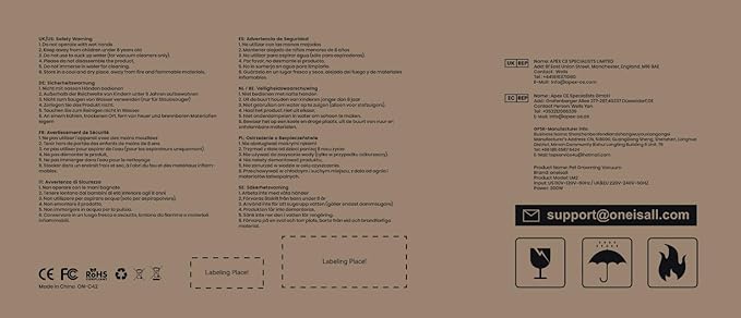 oneisall Dog Grooming Vacuum, Pet Grooming Vacuum with Clipper Nail Grinder, 1.5L Dust Cup Dog deshedding Vacuum Brush with 7 Pet Grooming Tools for Shedding Pet Hair, Home Cleaning(Grey)