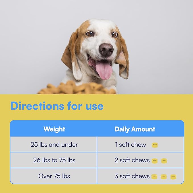 NAD+ Precursor & Senior Dog Supplement - 90 Soft Chews & Vitamins - NMN Alternative for Longevity, Anti-Aging & Energy - Nicotinamide Riboside, Resveratrol, Quercetin, Made with Pasture-Raised Chicken