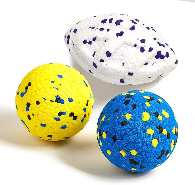 Dog Balls Upgraded Dog Tennis Balls for Aggressive Chewers, 5.3'' Indestructible Tennis Ball, More Bite-Proof Chew Toys, Long-Lasting Teething Ball for Puppies Small Medium Large Dogs