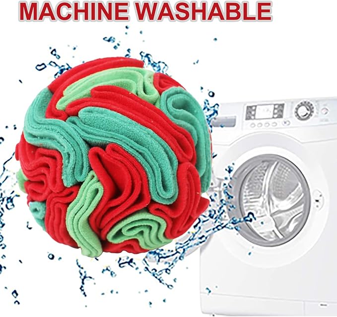 Snuffle Ball for Dogs - Interactive Dogs Toys to Keep Them Busy, Dog Puzzle Toy, Christmas Dog Toys Gifts for Small, Medium, Large Pet, Training Reward Gift