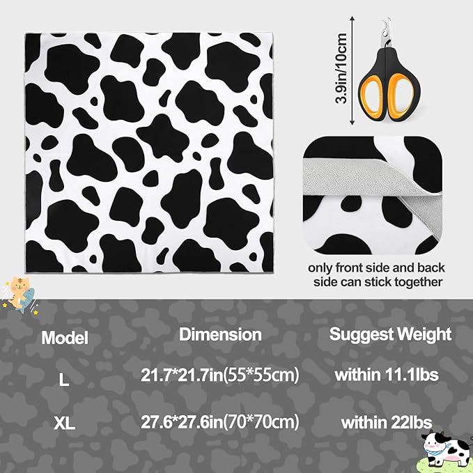 Mity rain Cat Grooming Supplies - Cat Wrap for Cutting Nails with Cat Nail Clipper, Cat Restraint for Nail Clipping to Anti-Runaway/Scratch/Bitten, Cat Swaddle Wrap for Calming & Holding Cat (XLarge)