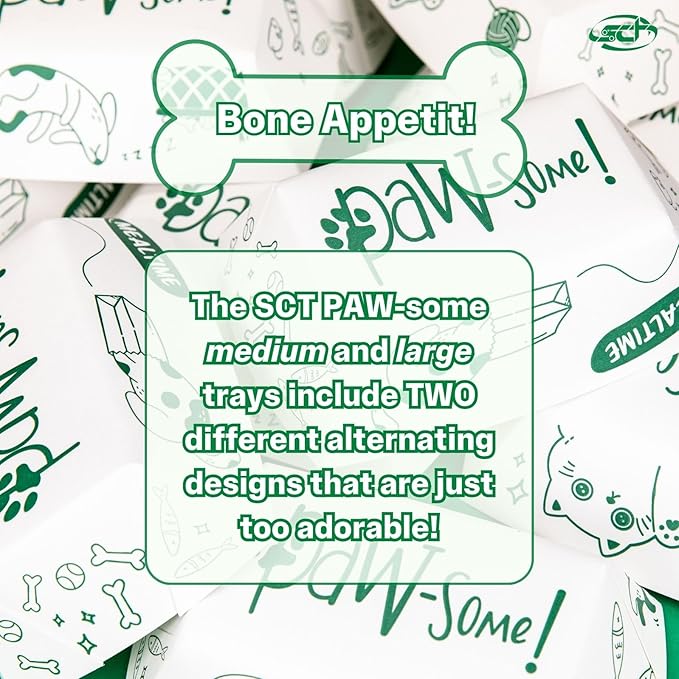 Southern Champion Tray, Large Disposable Pet Food Bowl, 2 Cups (100 Quantity) Dog Food Tray, Travel Pet Bowl, Feeding Cats and Dogs, Wet Food and Dry Food, Two Cups Capacity, 100 Count