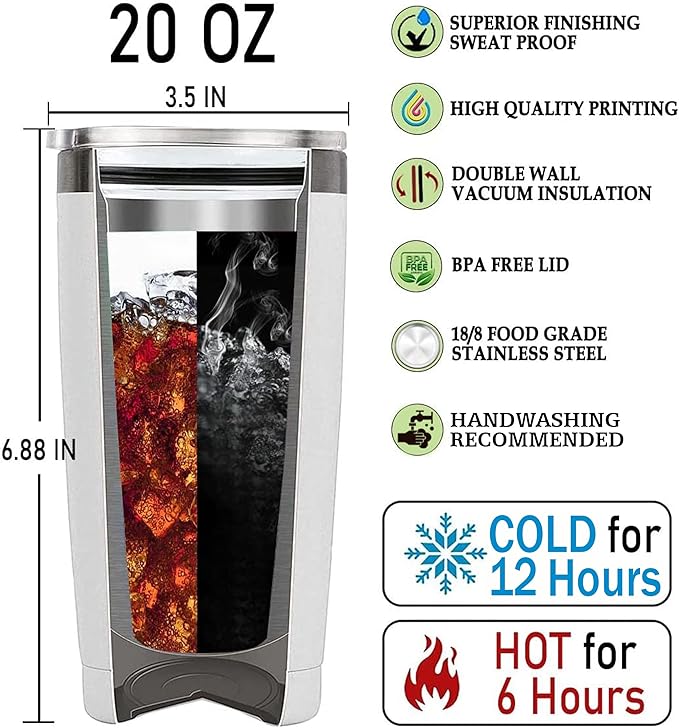 Gifts for Pug Lovers 20 Oz Stainless Steel Tumbler Travel Coffee Mug Gift Ideas for Pugs Dog Lovers Owners Funny Facts Water Bottle