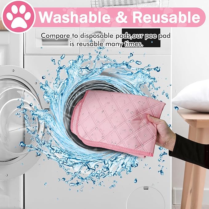 Dog Cat Playpen, Puppy Pet Playpen Indoor for Small Dog Crate Tent Cage Outdoor, Portable Pop Up Dogs Enclosure Kennel with Carrying Case for Dogs/Cats/Rabbits(Pink, Small with pad)