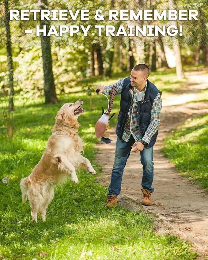Pheasant Dummy Bumper Toys for Hunting Retriever Dog Training, Training Dummy with Floating and Tear-Resistant Design for Water and Land Retrieval Training
