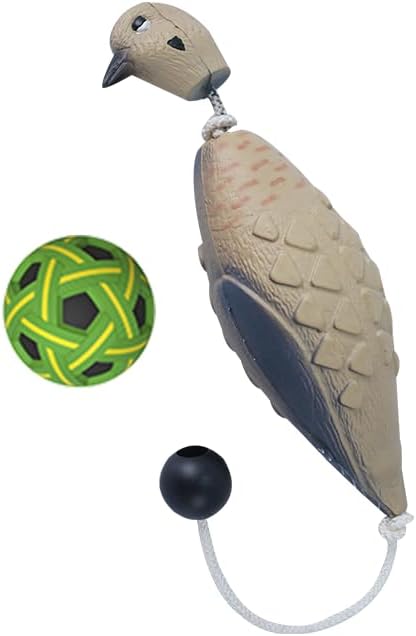 Dead Bird Dummy Bumper for Hunting Dog Training - EVA Foam Dog Toy Decoy for Outdoor Waterfowl Retriever (Training Ball Included)