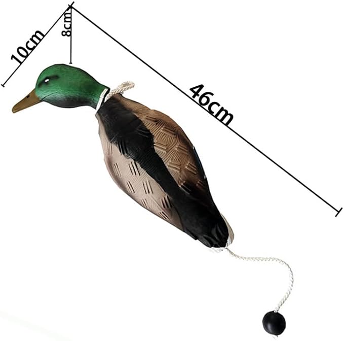 2 Pcs Duck Dummy Bumper Toys for Hunting Retriever Dog Training, Dog Retriever Outdoor Training Toy ，Hunting Duck Recognition Trainers, Foam Pet Interactive Toys