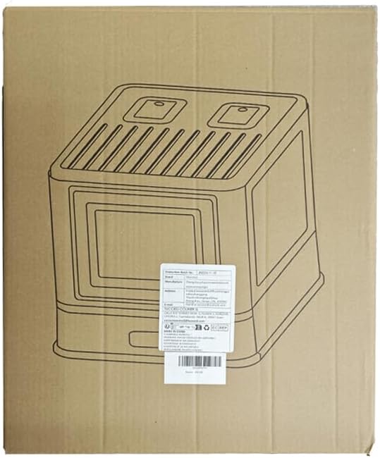 Marchul Enclosed Stainless Steel Cat Litter Box with Lid & Drawer Design for Indoor All Lifestyles Cats, Metal Covered Cat Litter Box, Baffles for Anti-Leakag, with Litter Scoop & Litter Mat