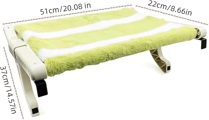 Cat Bedside Hammock,Exquisite Cats Window Sill Perch and Artificial Pet Rack,Hanging Cat Bed with Strong Support