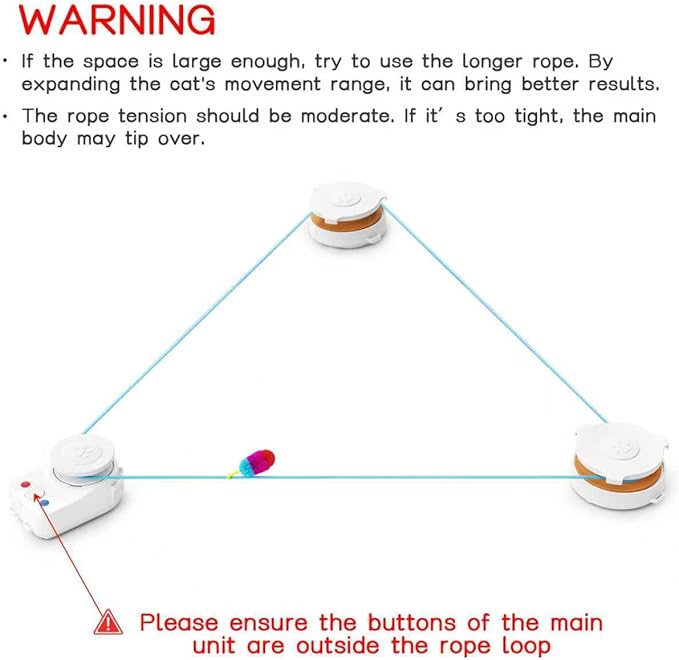 Interactive Cat Toy for Indoor Cats – Automatic Moving & Enrichment Toy for Indoor Cats/Kitten, Auto/Manual Control Cat Treadmill for Exercise & Mental Stimulation, Stimulating Chase Toys (H1K2)