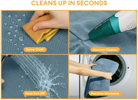 FUNNY FUZZY Dog Car Seat Cover for Back Seat, Waterproof, Scratchproof Car Seat Protector for Dogs Nonslip, Dog Back Seat Covers for Cars, Trucks and SUVs, Back Seat(18.1''W x 53''L×22" H)