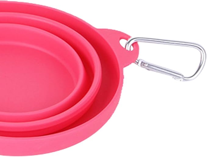 Dog Feeding Bowl,Silicone Dishwasher Safe Foldable Containers,Dog Food and Water Bowl Set | for Small Medium Pet Car Hiking Camping Indoor Outdoor