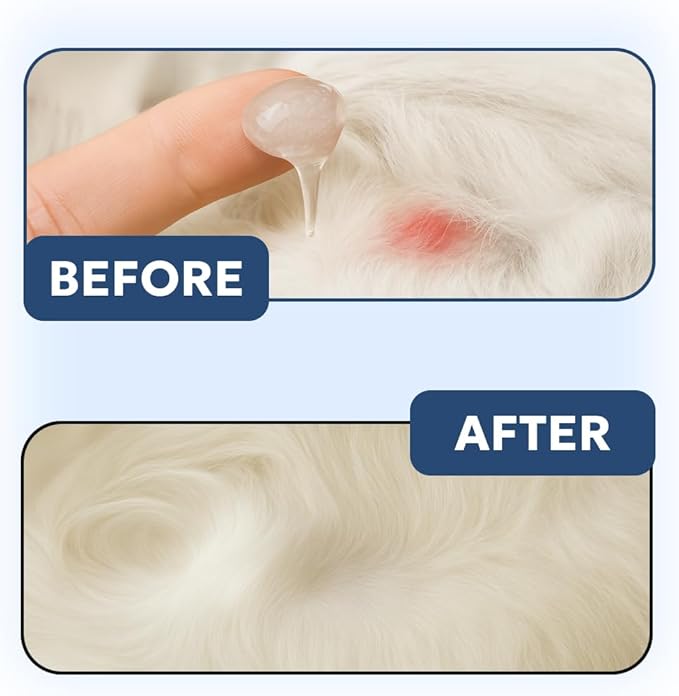 Forticept Clear Butter Dog Hot Spot Treatment Hydro Gel, Heals Dog Wound, Helps with Skin Yeast Infections, Ringworm, Insects Bites, Cuts, Rashes, Skin Allergy, 4 Ounces