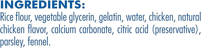 N-Bone FLOSSta Dental Chews for Dogs – Chicken Flavor, No Dyes, Grain-Free, Breath Freshening, Plaque & Tartar Control, Digestible Teething Aid – 6.4 oz Bag, Made in USA