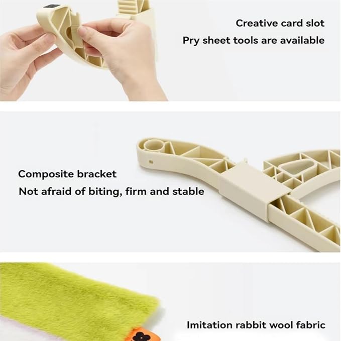 Cat Bedside Hammock,Exquisite Cats Window Sill Perch and Artificial Pet Rack,Hanging Cat Bed with Strong Support