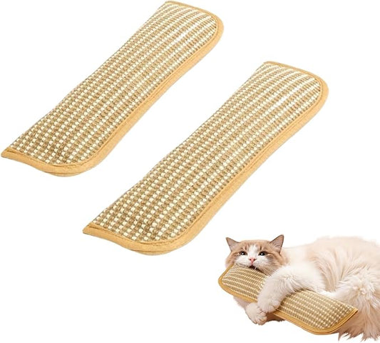 Catnip Toys for Indoor Cats - Cat Toys Pack of 3, Sisal Scratching Pad, Bite Resistant Kitten Teething Toys, Interactive Cat Nip Kicker Toys for Anxiety Relief