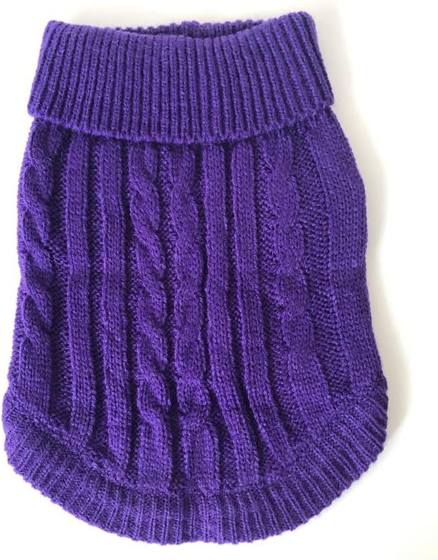 Dog Sweater, Warm Dog Sweaters for Small Dogs Medium Large Dogs, Cute Winter Classic Turtleneck Pet Sweater Cat Sweater Dog Clothes Coat Dog Christmas Sweaters for Girls Boys Dog Puppy Cat