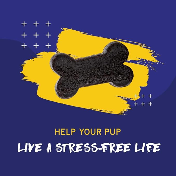 PupGrade Calming Soft Chews - Promotes Relaxation & Helps Manage Stress for All Dogs - Supports Calm Stomachs & Muscles - No Wheat, Corn, or Artificial Ingredients - Meat Flavored - 180 Soft Chews