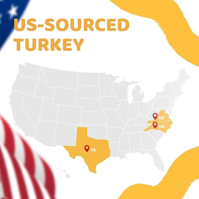 iPaw Turkey Dog Treats, All Natural Human Grade Dog Treat, Suitable for Training chew, US Sourced Raw Material, Hypoallergenic, Rawhide Alternative, Braided Stick