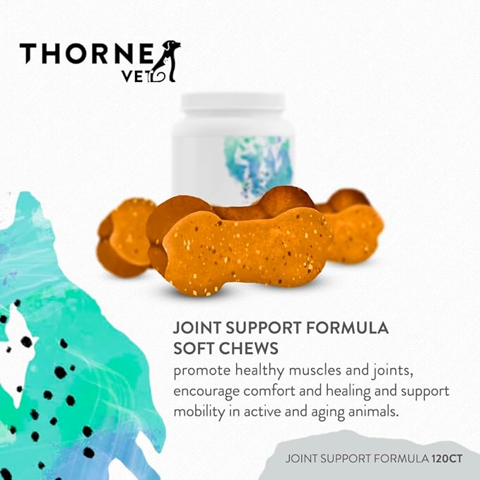 ThorneVET Joint Support Formula – Dog & Cat Joint Health Support, 120 Soft Chews