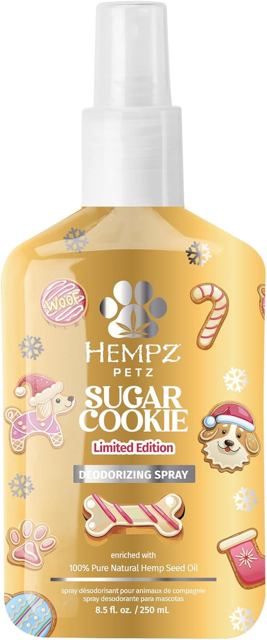Hempz Petz, New Deodorizing Dog Spray, Frosted Vanilla Sugar Cookie, Pet Cologne, Limited Edition, 8.5 fl.oz.