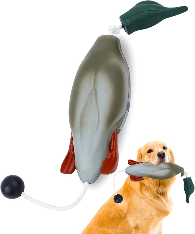 Duck Dummy Bumper Toys for Hunting Retriever Dog Training, Training Dummy with Floating and Tear-Resistant Design for Water and Land Retrieval Training