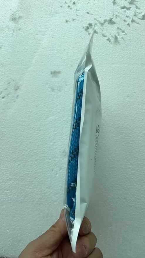 lynxking Slip Lead Dog Leash Reflective, Heavy Duty Comfortable Strong Rope for Large Medium Small Dogs No Pull Pet Training (Blue, Small 3/8in x 6ft-Slip Lead)