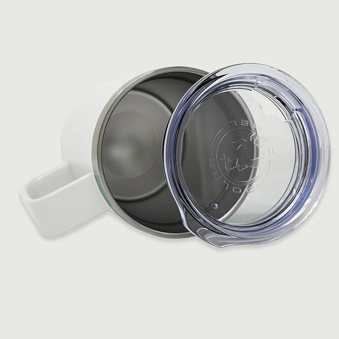 LaserGram 15oz Vacuum Insulated Coffee Mug, Chihuahua Dog, Personalized Engraving Included (White)