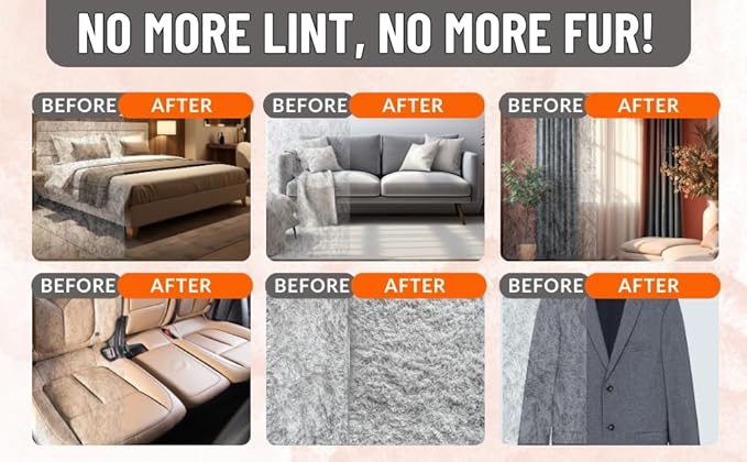 1 PC RivOcen Pet Hair Removal Brush Gloves, Electrostatic Reusable Cat Dog Hair Remover Grooming Glove Tool. Reusable Magic Brush Pet Hair Remover Tool for Carpet, Couch,Car Seat, Laundry.