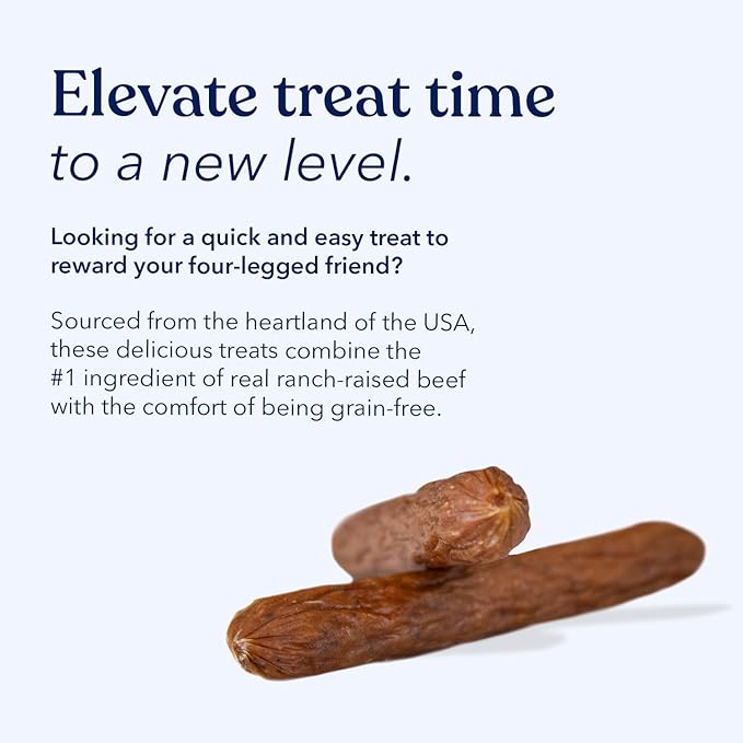 Honest Paws Dog Jerky Treats - All-Natural Jerky Dog Treats for Training Pets - Human Grade Sticks - Real USA Beef