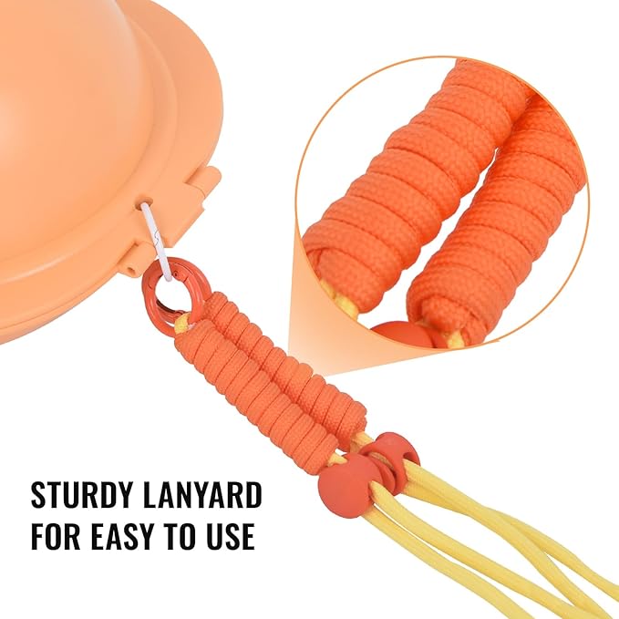 Portable Dog Bowls Travel Pet Bowls Food and Water Feeder, Pet Cats Puppies Feeding Watering Dish for Walking, Parking, Traveling, Camping (Orange)