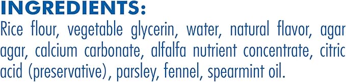 N-Bone FLOSSta Dental Chews for Dogs – Mint Flavor, No Dyes, Grain-Free, Breath Freshening, Plaque & Tartar Control, Digestible Teething Aid – 12 oz Bag, Made in USA