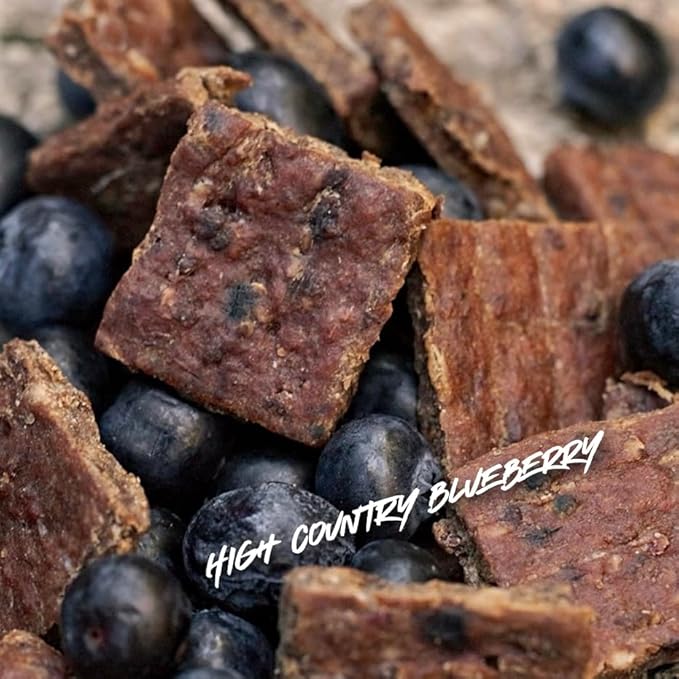 High Country Wild Blueberry Elk & Venison Dog Training Treats - Natural Grain-Free Puppy & Dog Snacks - Protein Treat for Training, Reward (4 Ounce (Pack of 2), Blueberry)