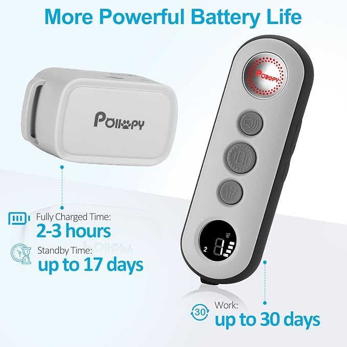 Citronella Dog Training Collar with Remote, Spray/Vibration/Beep, 3 Modes & 3 Spray Levels Humane Citronella Bark Collar, No Shock Rechargeable, 1000ft Range, Only Works with Remote