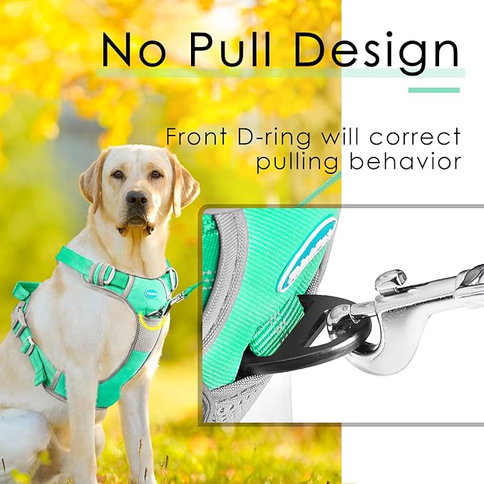 ThinkPet No Pull Harness Breathable Sport Vest with Handle-Dog Harnesses Reflective Adjustable for Medium Large Dogs