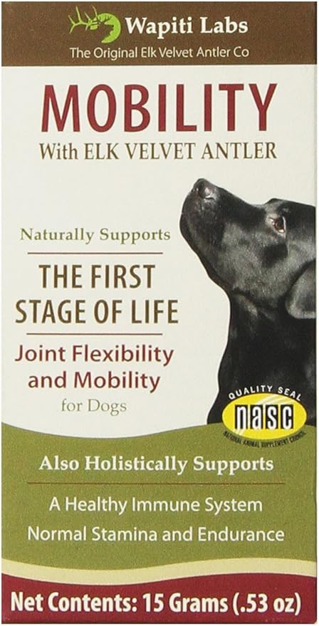 Dog Mobility Pet Supplement Formula, 15gm