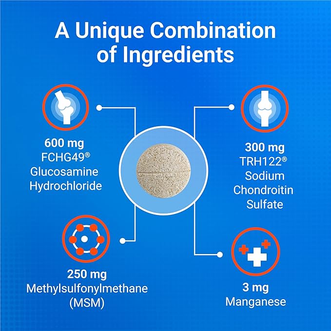 Nutramax Cosequin Maximum Strength Joint Health Supplement for Dogs - With Glucosamine, Chondroitin, and MSM, 60 Chewable Tablets