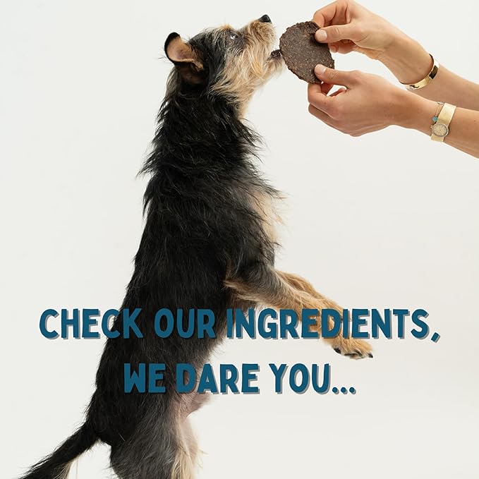 Winnie Lou Elk Jerky Dog Treats – Limited Ingredient, Human Grade, Training Treats for Small, Medium & Large Dogs, Made in USA (2 Pack)