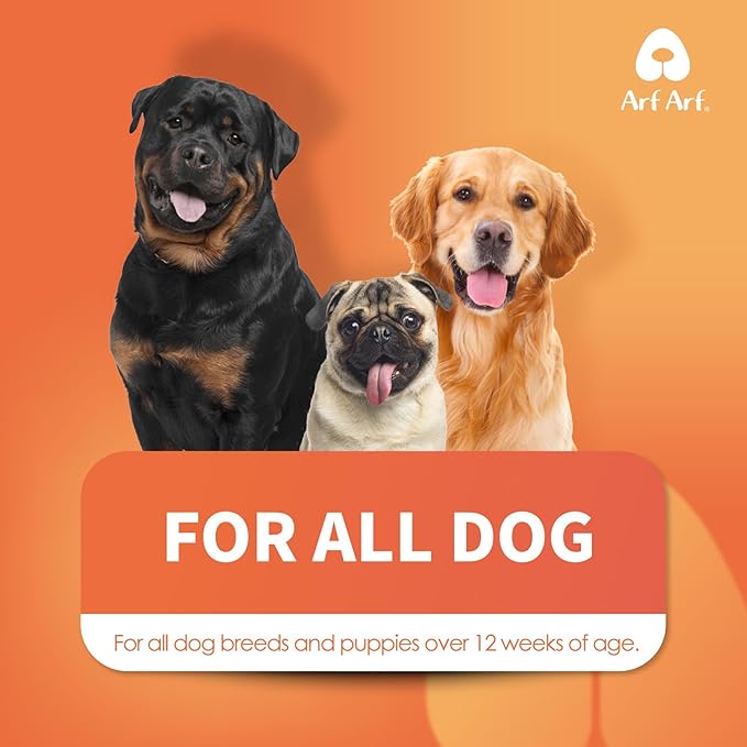 Arf Arf Oatmeal Dog Conditioner for Sensitive Skin - Soothing Anti-Itch & Detangling Formula for Dry, Itchy Skin & Matted Fur - Gentle for Puppies & All Breeds - 16oz