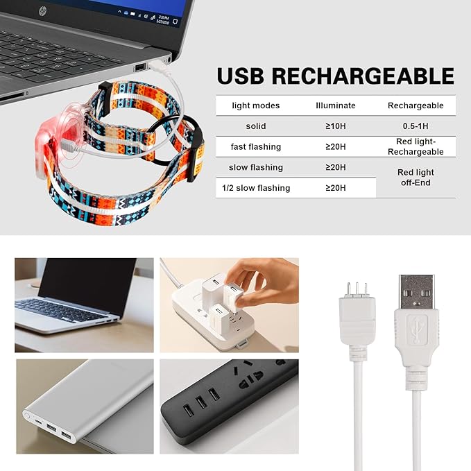 Light Up Dog Collars,LED Dog Collar Rechargeable Waterproof,2-in-1 Buckle Type Glow Collar for Medium Large Dogs- XL(15-25 * 0.98 inch can be Crop)