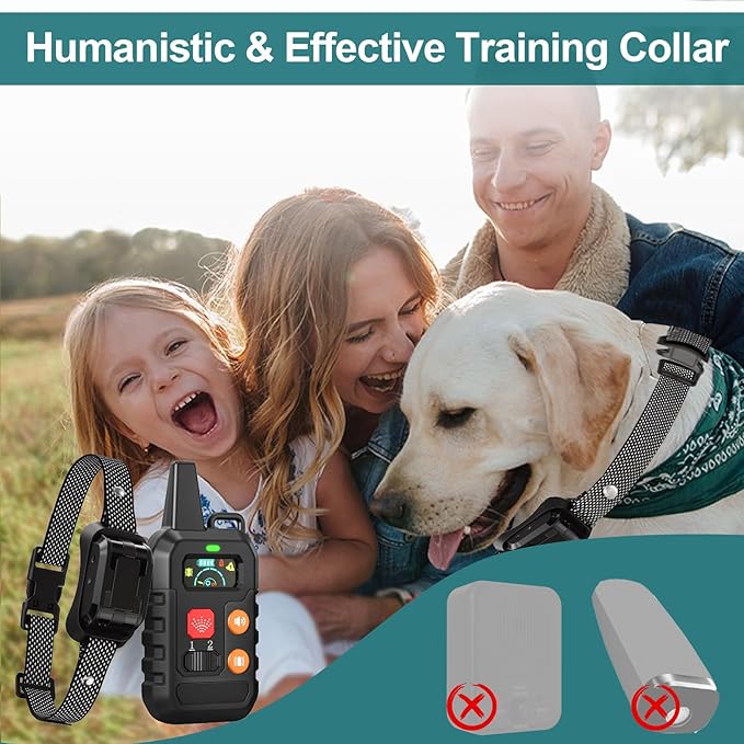 Citronella Training Collar for Dog, [No Spray Refill] Safer Spray Dog Training Collar for L/M/S Dogs, IPX7 Waterproof with Beep/Vibration/Spray 4 Mode & 6 Adjustable Sensitivities Control Spray Collar