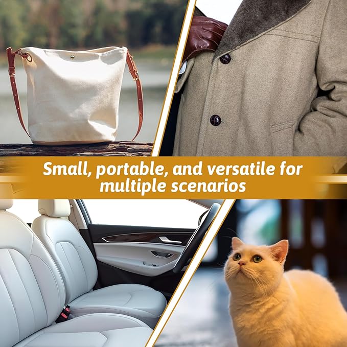 1 Pack Compact Lint Roller with 150 Sticky Sheets Pocket Lint Remover for Travel Portable Pet Hair Remover for Clothes Refillable Mini Lints Rollers Hair Pickup Rollers(1 Handle+5 Roller Refills)