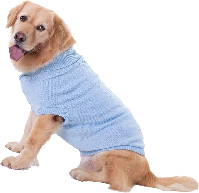 Dog Sweater, Warm Dog Sweaters for Small Dogs Medium Large Dogs, Cute Winter Classic Turtleneck Pet Sweater Cat Sweater Dog Clothes Coat Dog Christmas Sweaters for Girls Boys Dog Puppy Cat