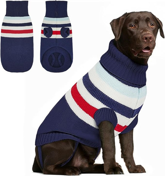 Dog Sweater Small Winter Clothes Sweaters pet Warm Puppy Medium Fleece Soft Turtleneck Pullover Large Girl Frenchie Clothes Puppy Clothes for Small Dogs Girl