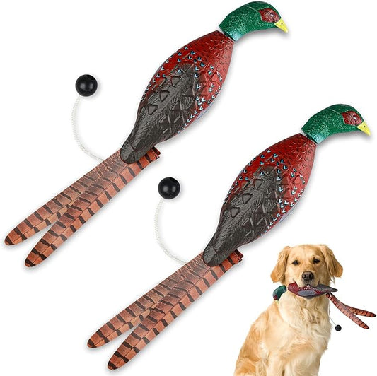 Archerest Dead Duck Dove Pheasant Dummy Bumper Toys for Waterfowl Hunting Retriever Dog Training, Floating Mallard Dummy Trainer Outdoor Soft Durable Realistic Fowl