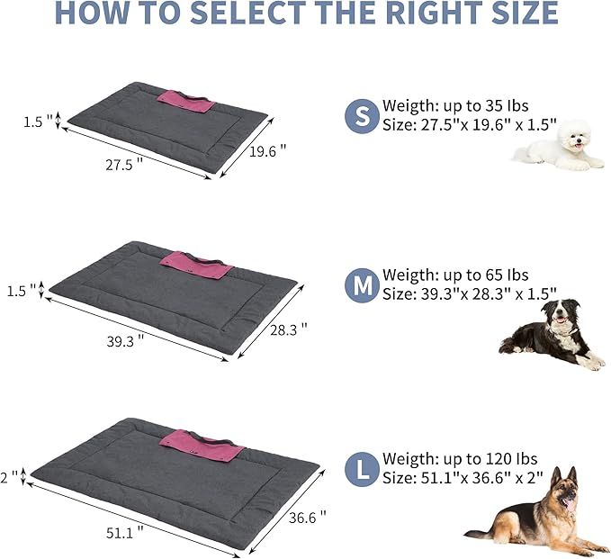 KHONSU PET Dog Travel Mat for Camping Portable Waterproof Lightweight & Outdoor Easy Clean Pad Foldable into Compact Carry Bag (Large Sized up to 65 lbs)