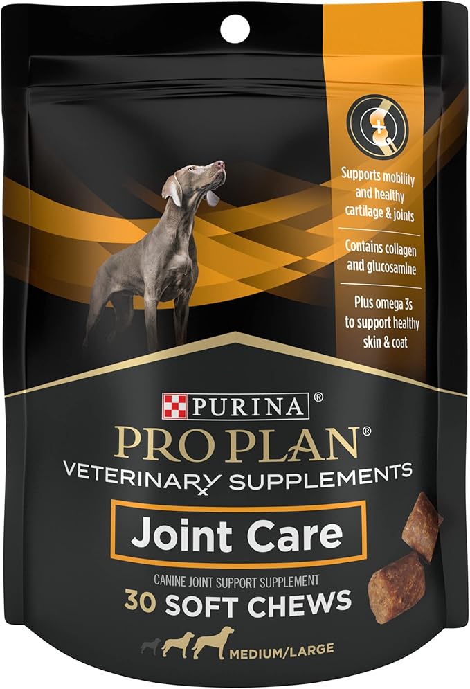 Purina Pro Plan Veterinary Joint Care Supplement for Large Breed Dogs Hip and Joint Supplement - 5.29 oz. Pouch