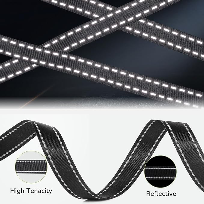 10 Ft Retractable Dog Leash, 360° Tangle-Free Heavy Duty Great Leashs for Dog up to 44lbs with Anti-Slip Handle, Dog Walking Leash Suitable for Small 44lbs Dogs(Black,S)