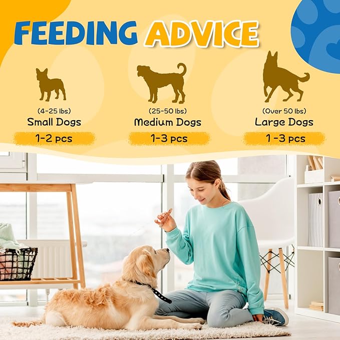 gazeupon Dog Treats, Chicken Wrapped Oat Biscuits Stick, Dog Chews for Training w/Glucosamine Chondroitin, Rawhide Free