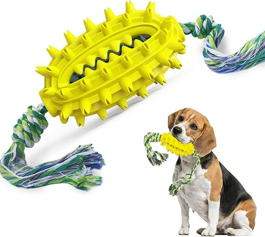 Dog Treat Toy - Interactive Dog Toys for Boredom, Treat Dispensing Enrichment Dog Puzzle Toy Food Puzzles Ball for Mental Stimulation Boredom Buster for Small Medium Large Dogs (F)